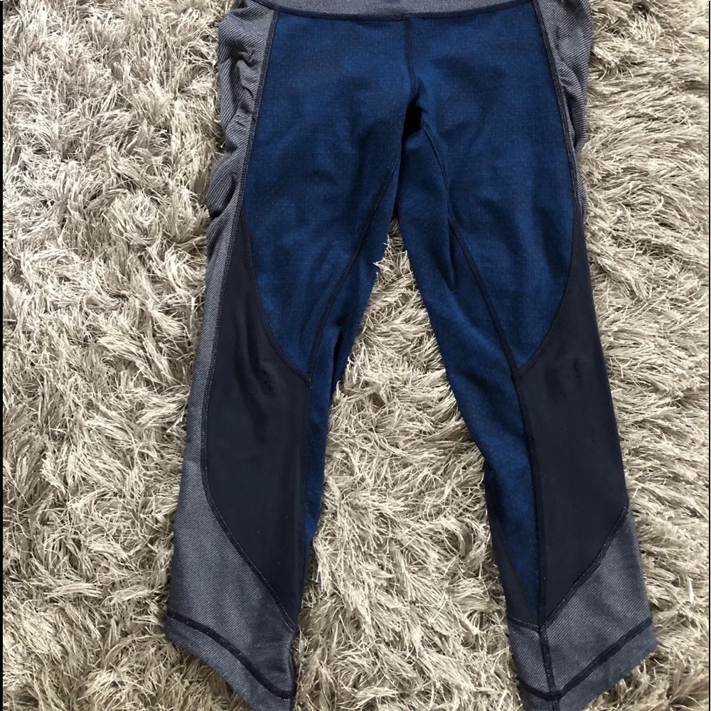 Lululemon Wunder Under Crop*Sashiko